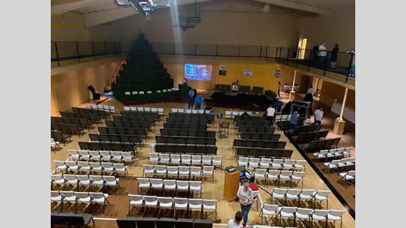 First Baptist Church of Odem Living Christmas Tree