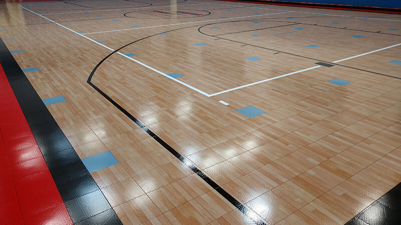 Resilient Gym Floor Sport Court