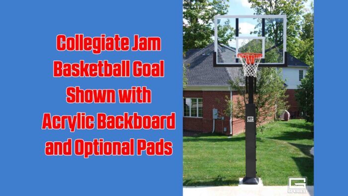 Collegiate Jam Basketball Goal
