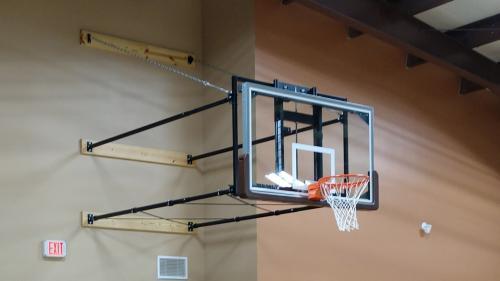 Gared Sports 2300 Stationary Wall Mount Basketball Goal