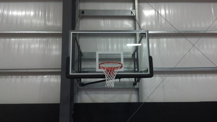 Side Fold Wall Mount Basketball Goal