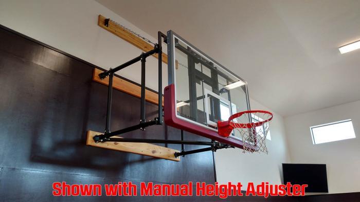 Side fold Wall Mount Basketball Goal