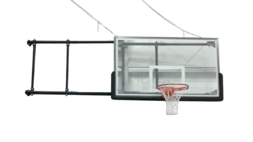Side Fold Wall Mount Basketball Goal