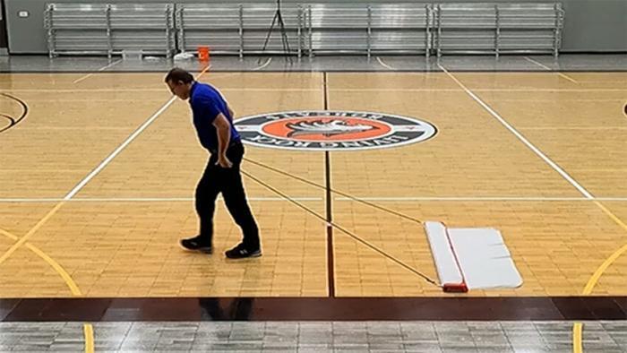 Court Clean at Living Rock Academy