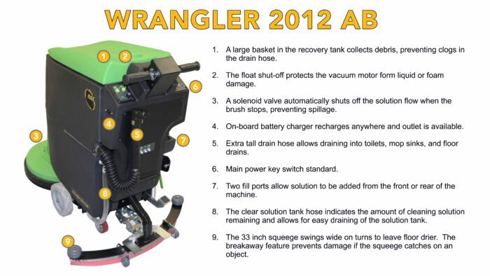 NSS Wrangler 2012 AB Automatic Floor Scrubber