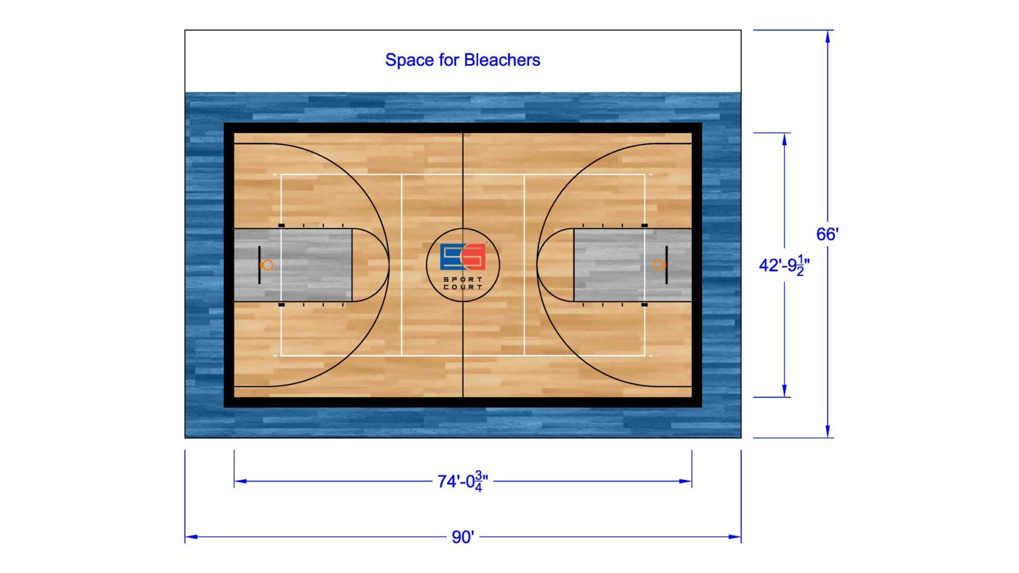 Basketball Court Dimensions Elementary School