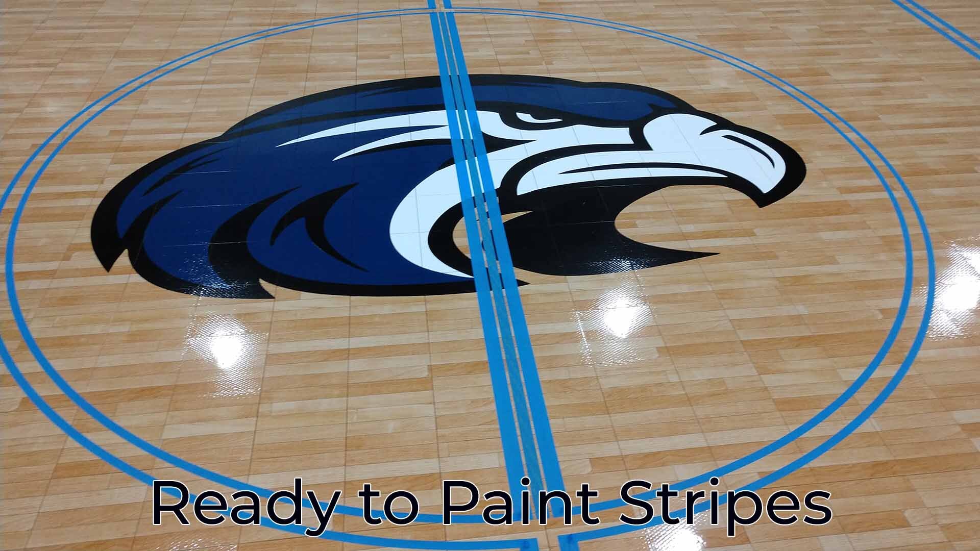 Getting Ready to Paint the Stripes