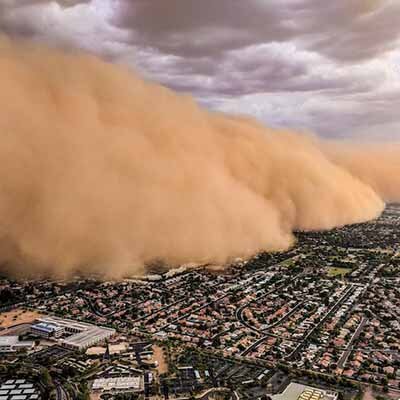 Haboob dust storm in Arizona
