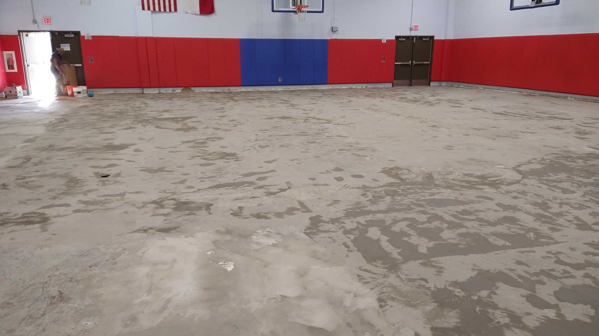 Gym Floor Preparation