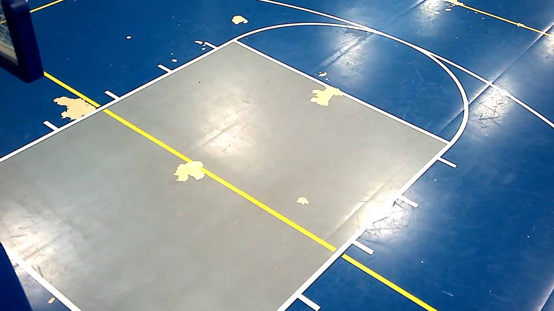 Worn Out Gym Floor Removal