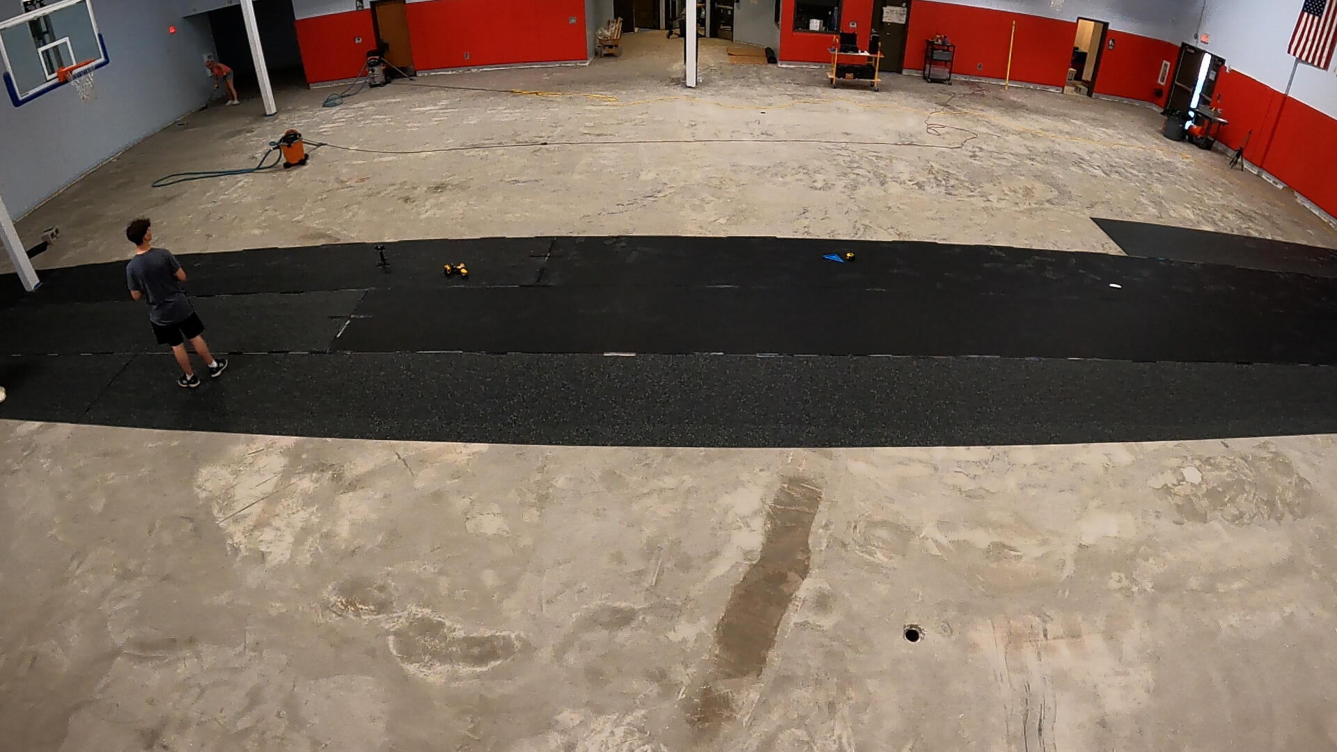 Sport Court Athletic Flooring Installation Prep