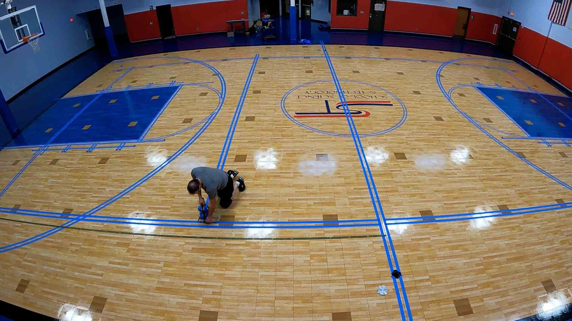 Installation Process for Sport Court Gymnasium Flooring