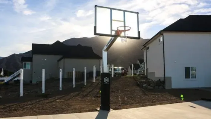 Dominator 72″ Basketball Hoop – Tempered Glass Backboard - Image 5