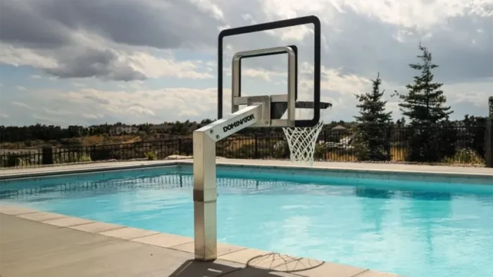 Dominator Aluminum Poolside Inground Basketball Hoop