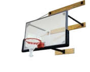 Stationary Wall Mount Basketball Goal 3-Point