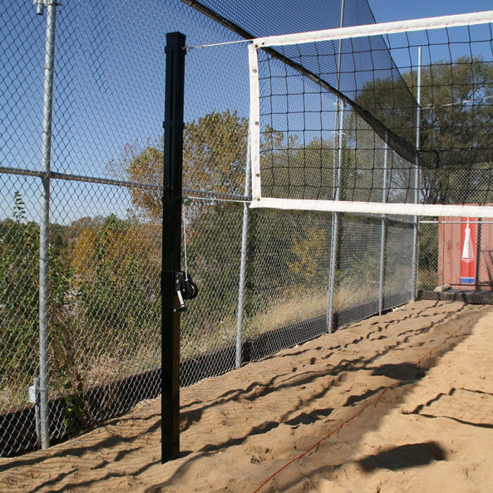 3" SQ Steel Outdoor In-Ground Volleyball System - Image 4