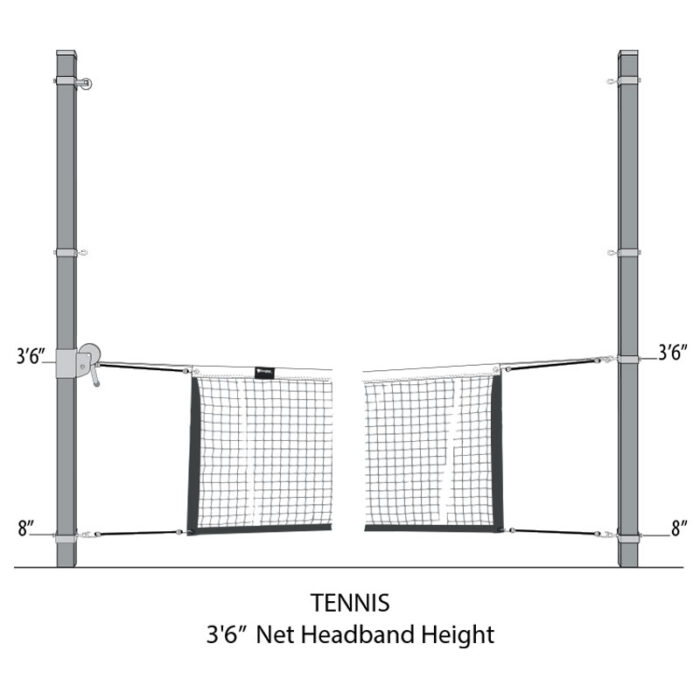 3.5″ SQ Adjustable Net for Multi Sport Use - Image 2