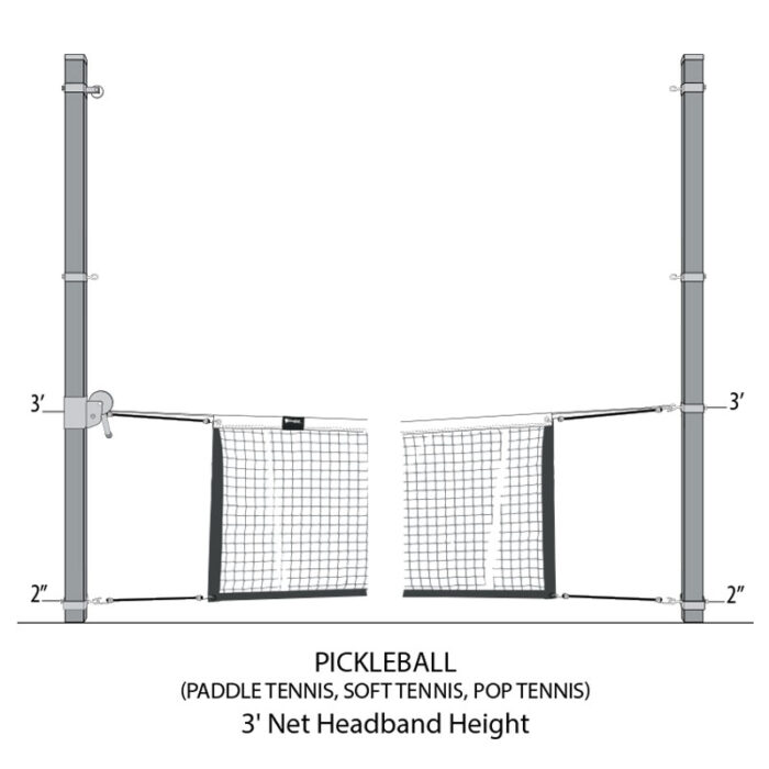 3.5″ SQ Adjustable Net for Multi Sport Use - Image 3