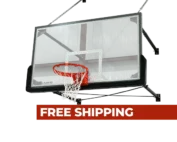 Stationary Wall Mount Basketball Goal 4-Point Free Shipping