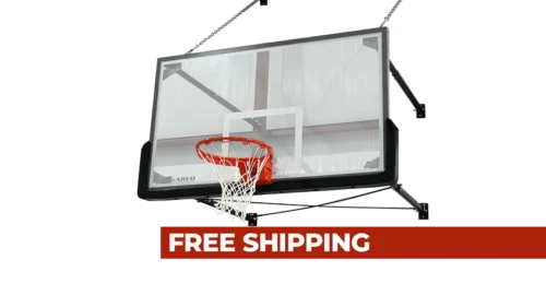 Stationary Wall Mount Basketball Goal 4-Point Free Shipping